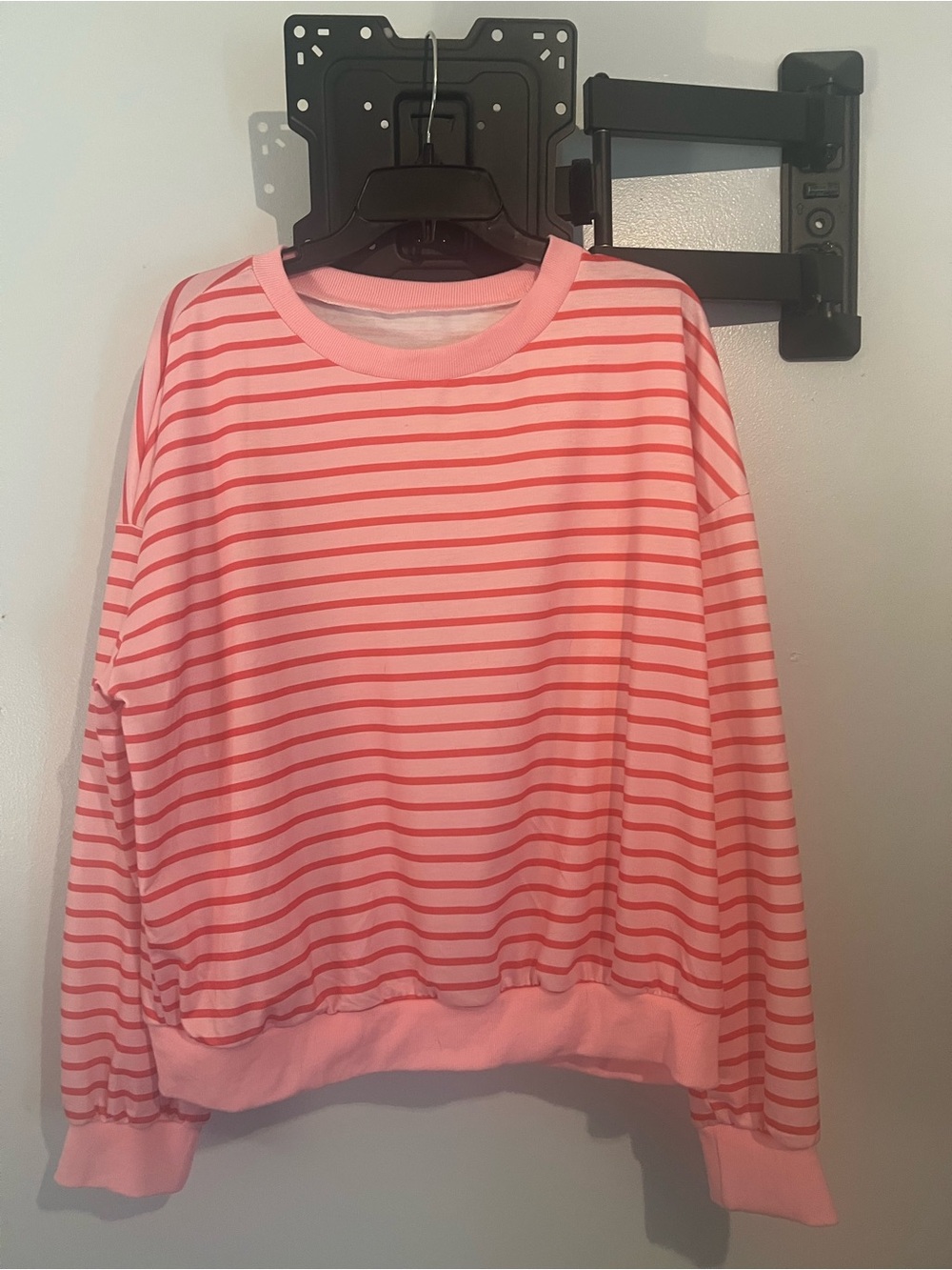 Boutique Striped Pink-Red Women's pullover